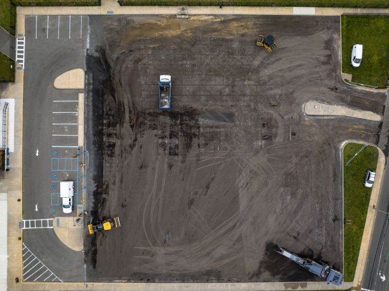 Parking Lot Excavation in Lawrenceville, GA