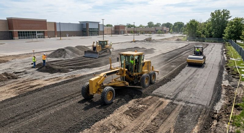 Parking Lot Leveling in South Houston, TX